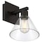 Access Lighting Port Nine Martini, Martini LED Wall Sconce, Matte Black Finish, Clear Glass 63143LEDDLP-MBL/CLR - alternate 5